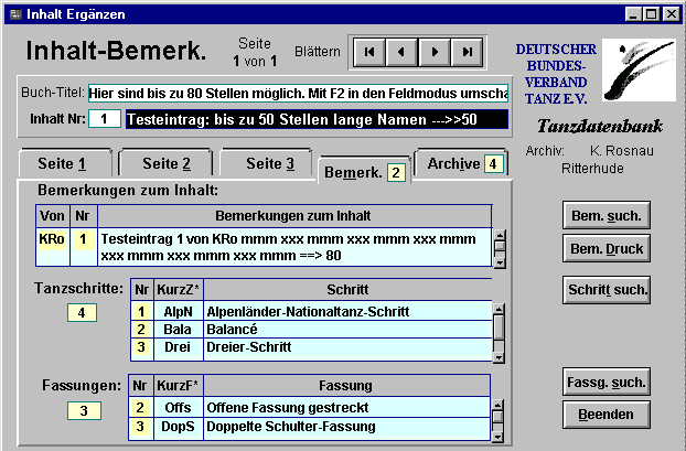 Inhalt ergnzen, Bemerkungen